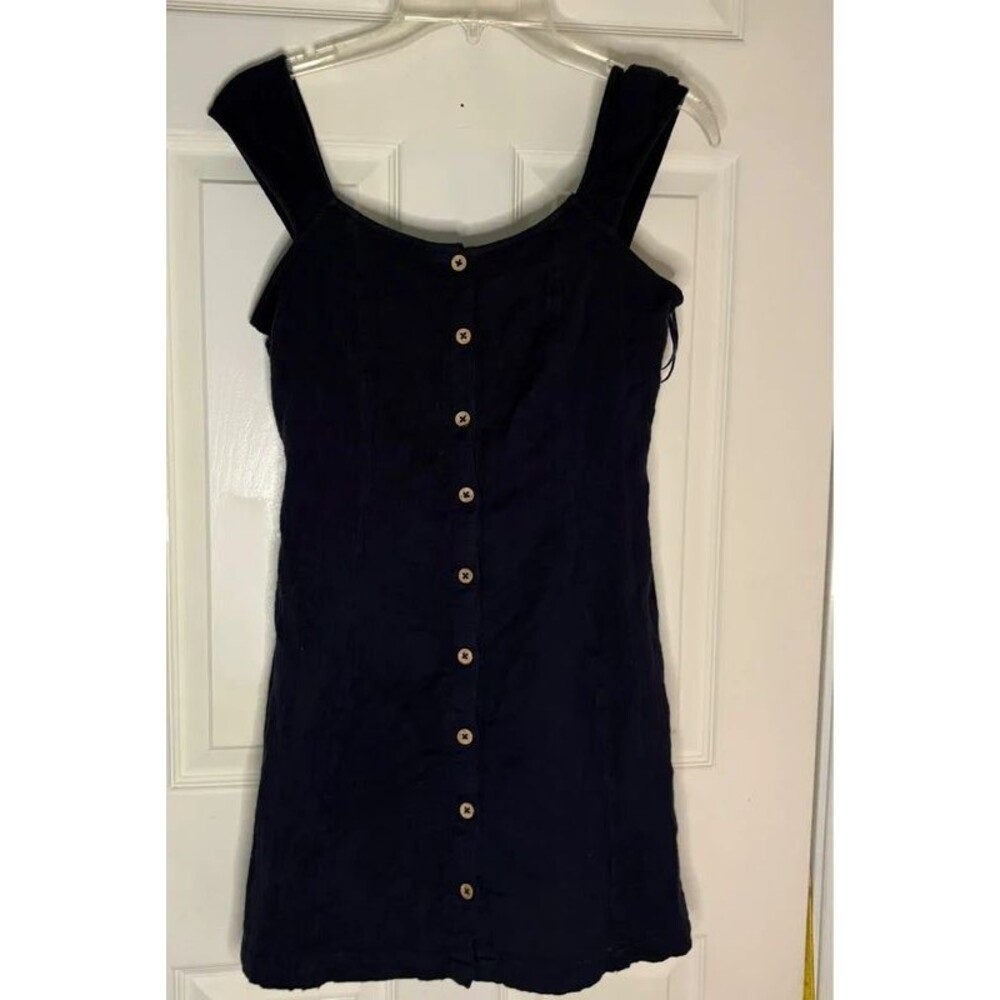 Roxy Navy Blue Gauze Dress Size M